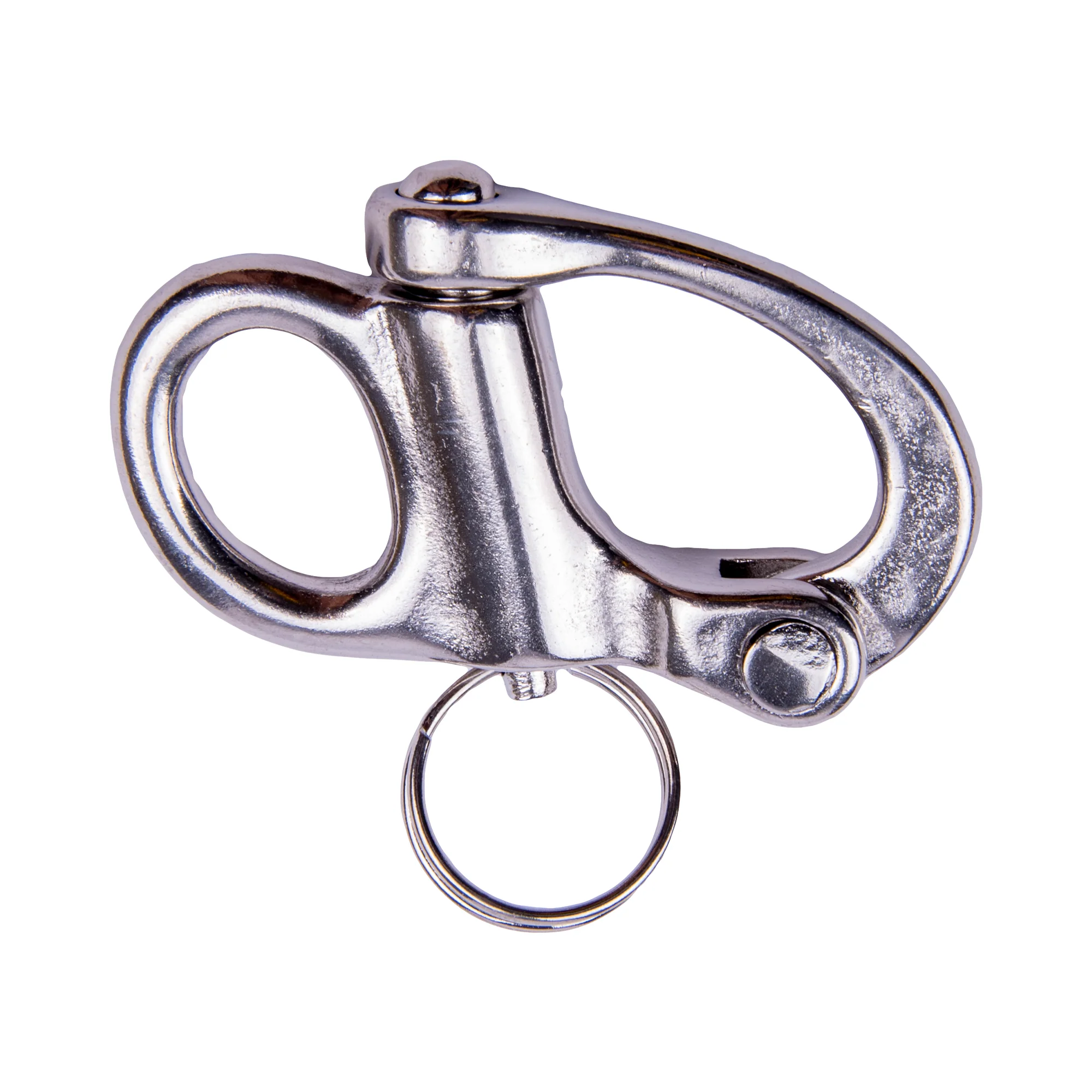 Boatworld Stainless Steel 66mm Fixed Snap Shackle