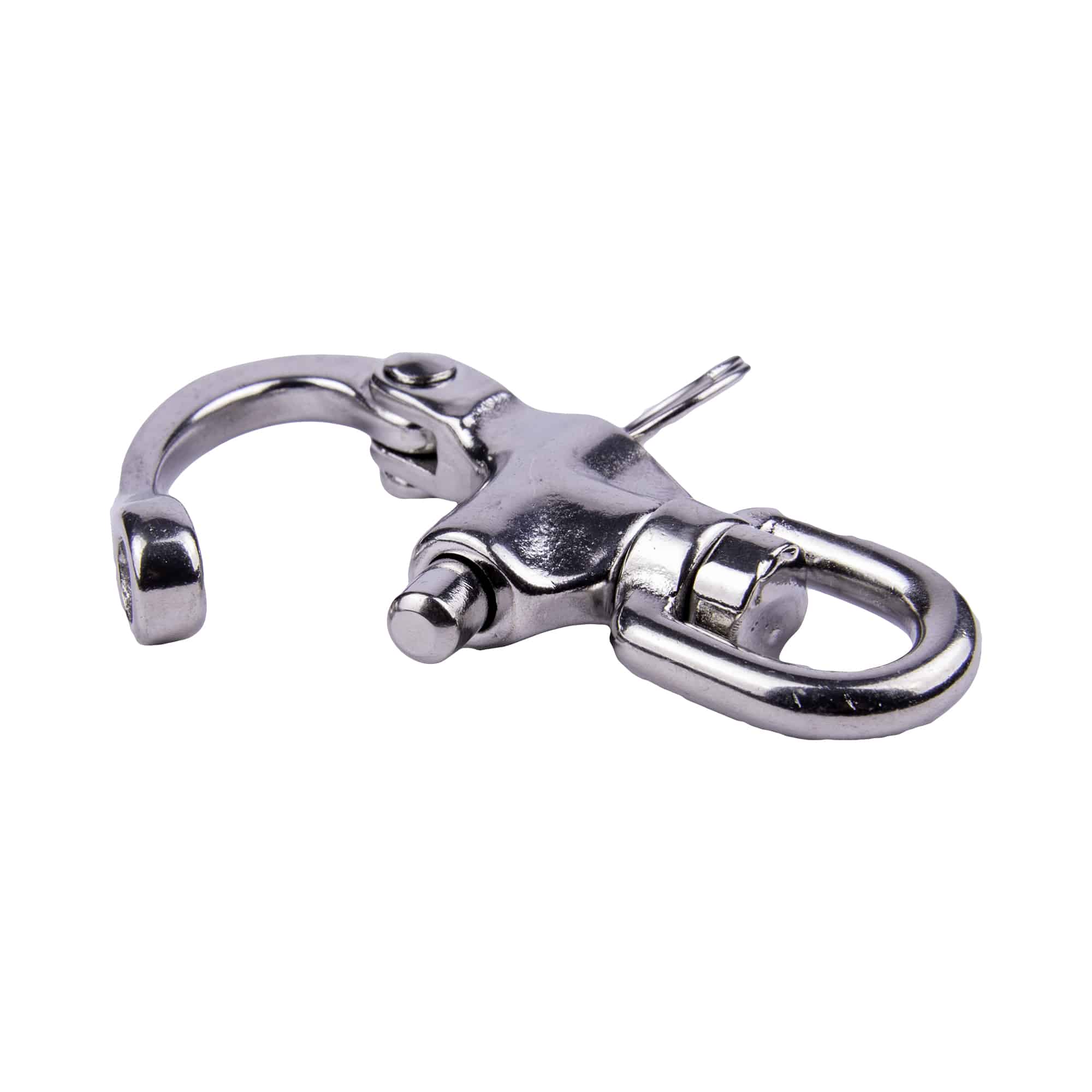 Boatworld Stainless Steel 87mm Eye Swivel Snap Shackle - Image 2