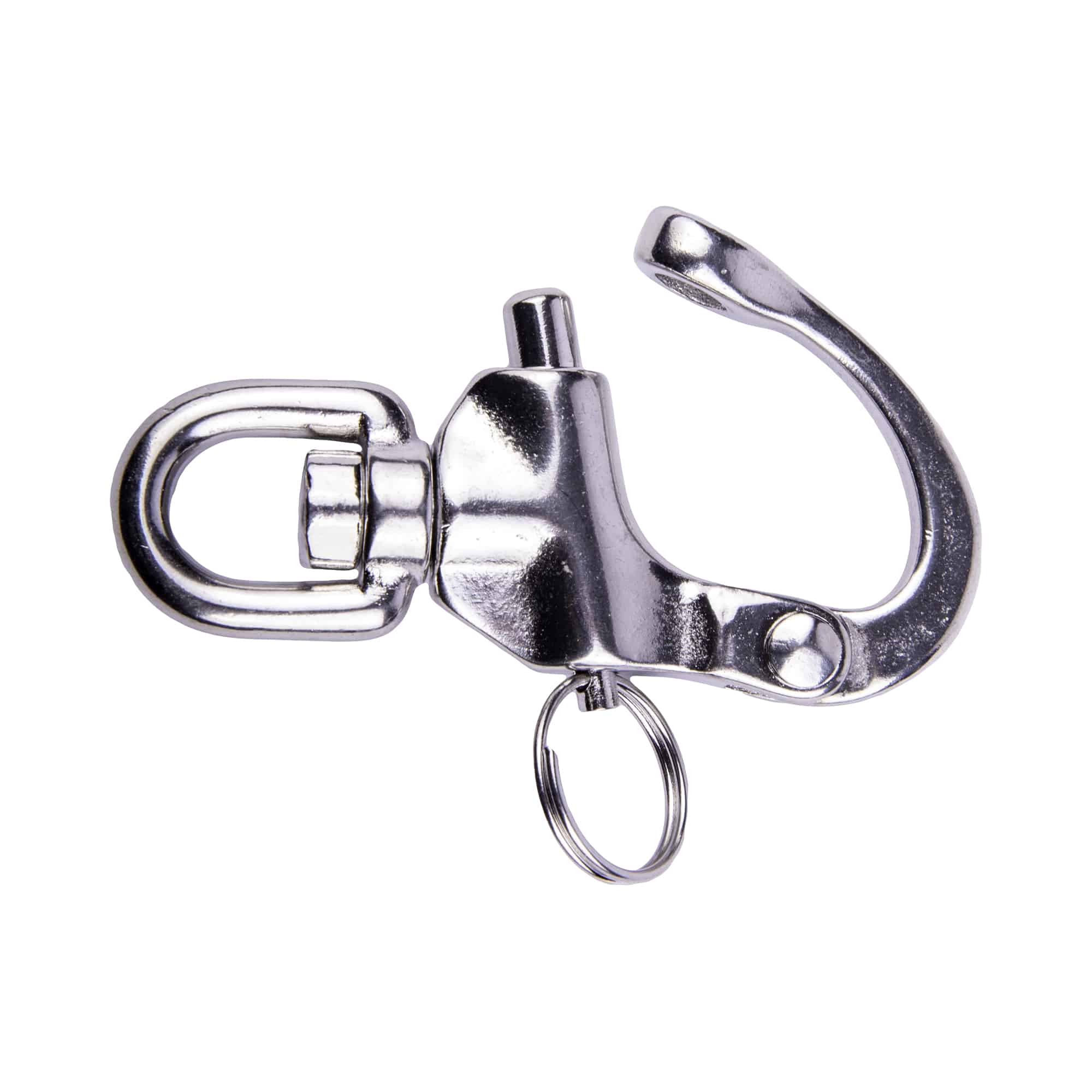 Boatworld Stainless Steel 87mm Eye Swivel Snap Shackle - Image 3