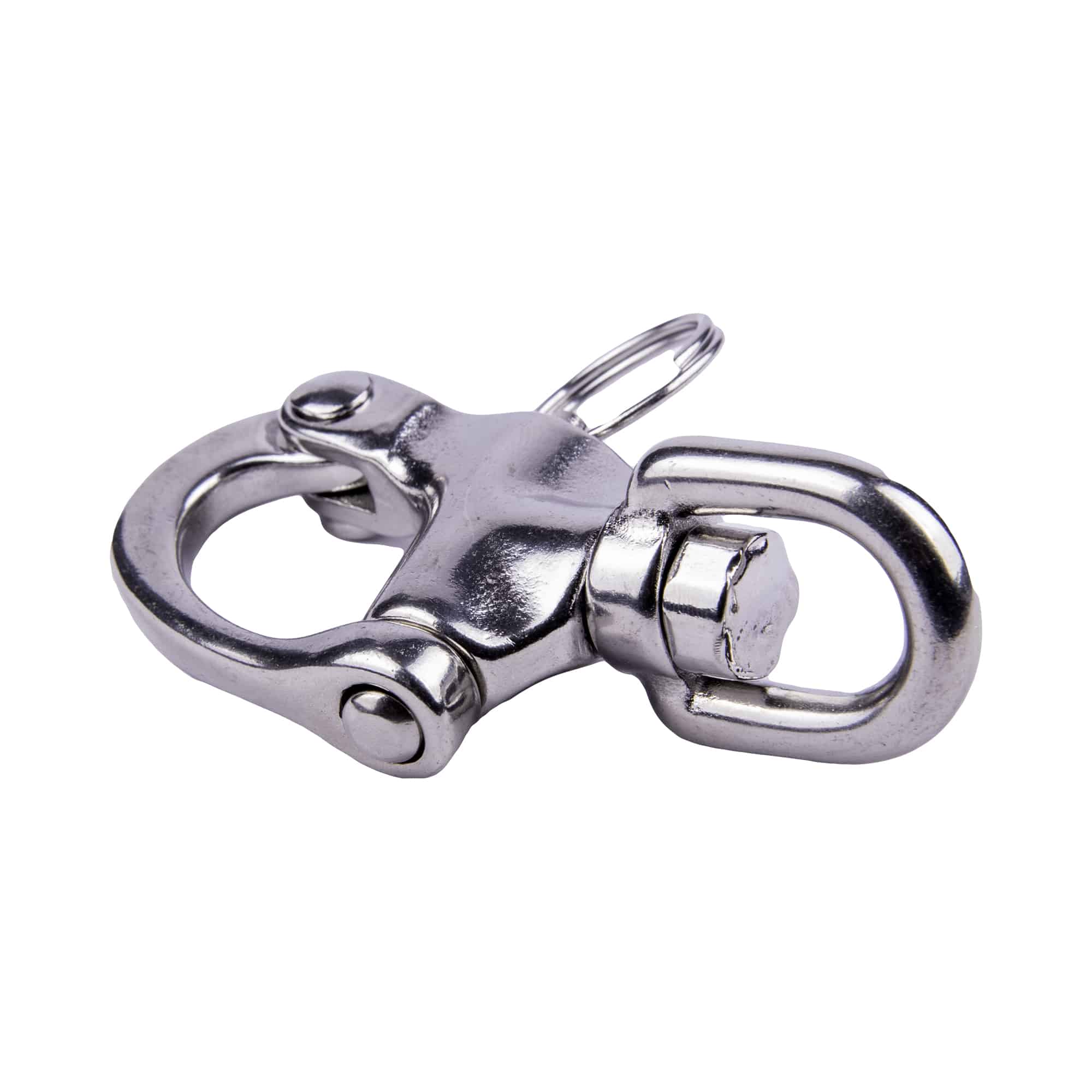 Boatworld Stainless Steel 87mm Eye Swivel Snap Shackle - Image 4