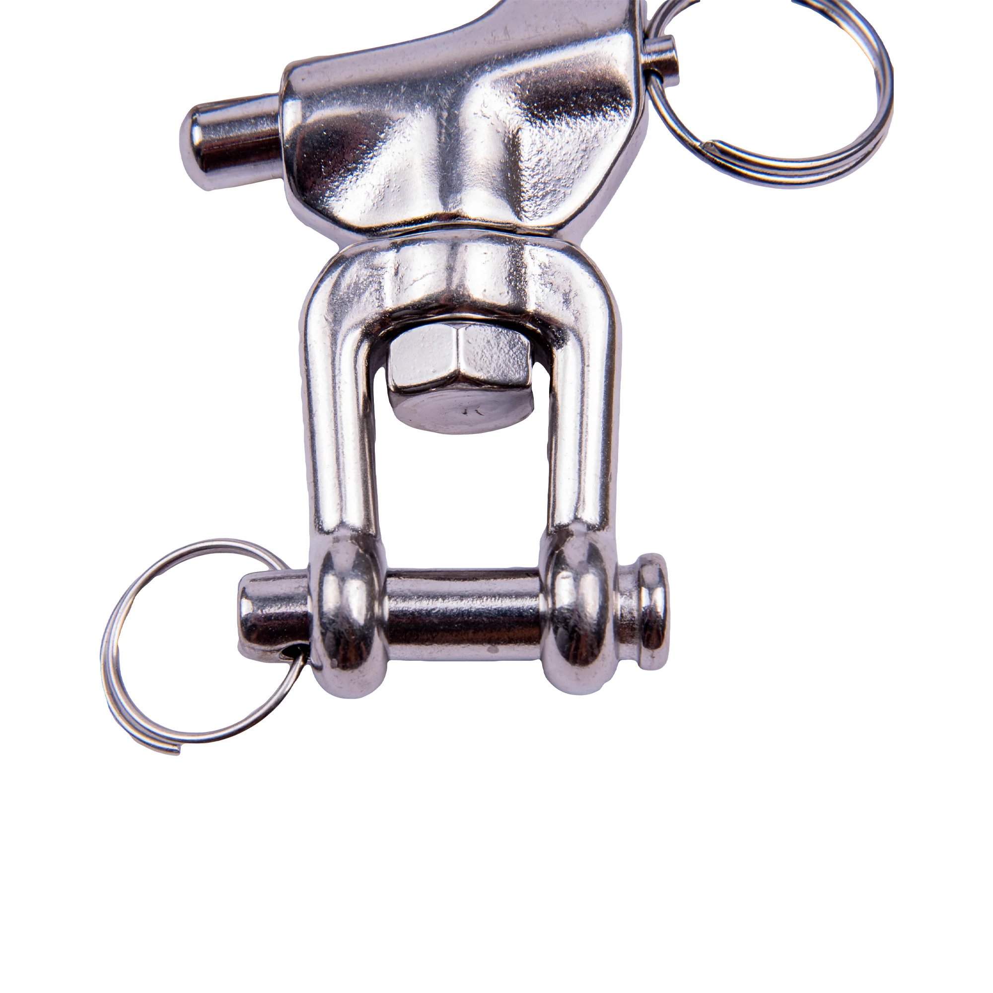 Boatworld Stainless Steel 92mm Jaw Swivel Snap Shackle - Image 3