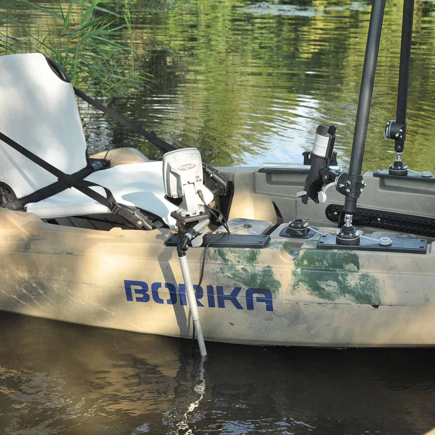 Borika FASTen Fishfinder Mount with Telescopic Transducer Holder - Image 7