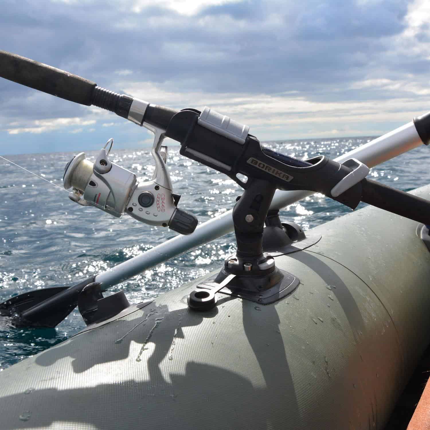 Borika FASTen Fishing Rod Holder Kit Inflatable Boat - Image 5