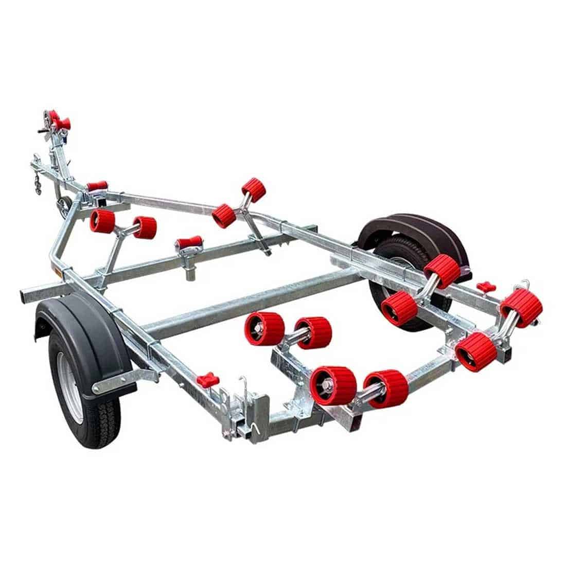 Extreme 750kg Compact Swing Galvanised Boat Trailer - Image 6