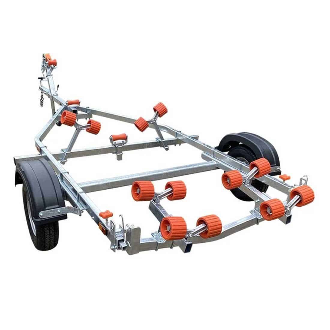 Extreme 750kg Compact Swing Galvanised Boat Trailer - Image 7