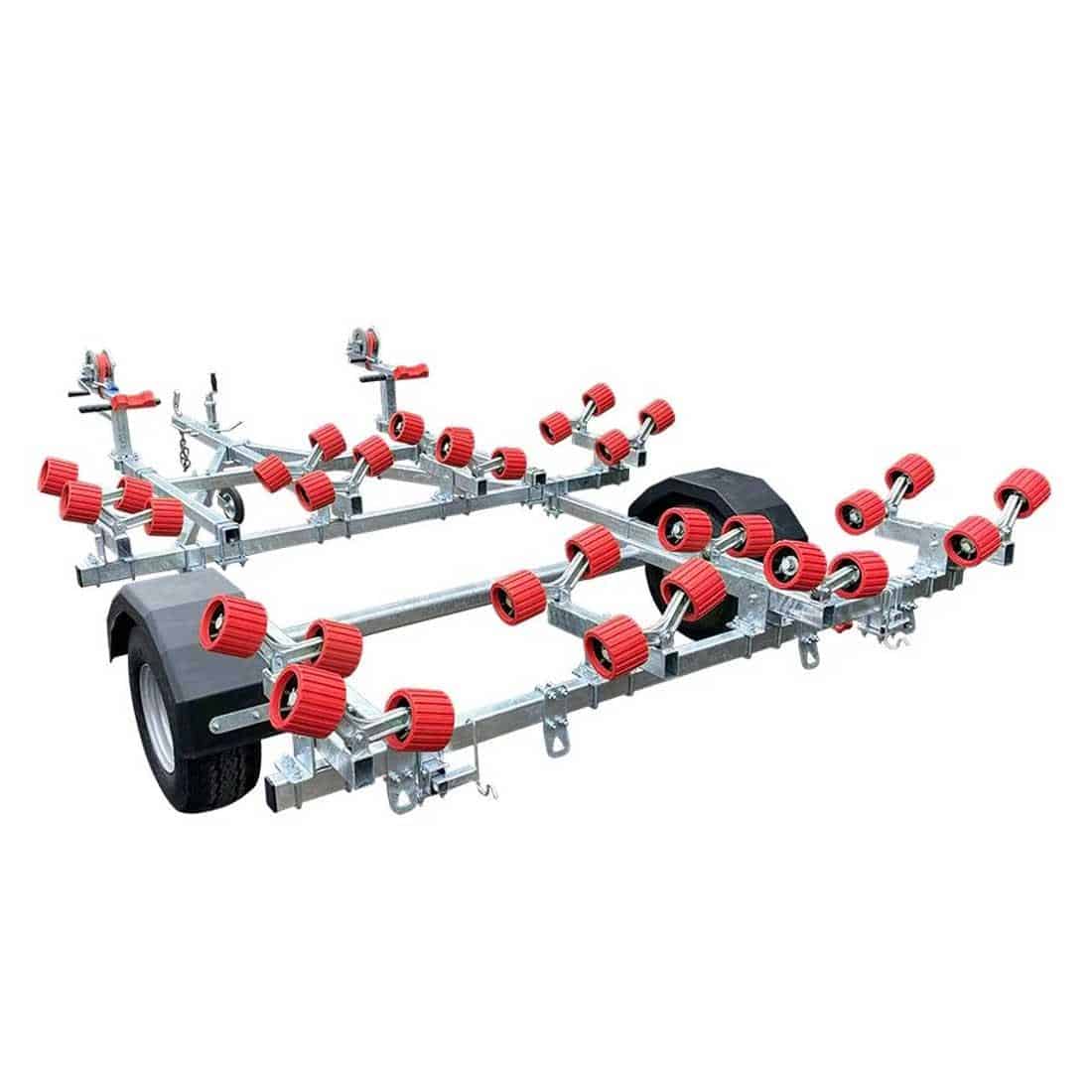 Extreme 750kg Double Jetski Roller Galvanised Boat Trailer - Image 5