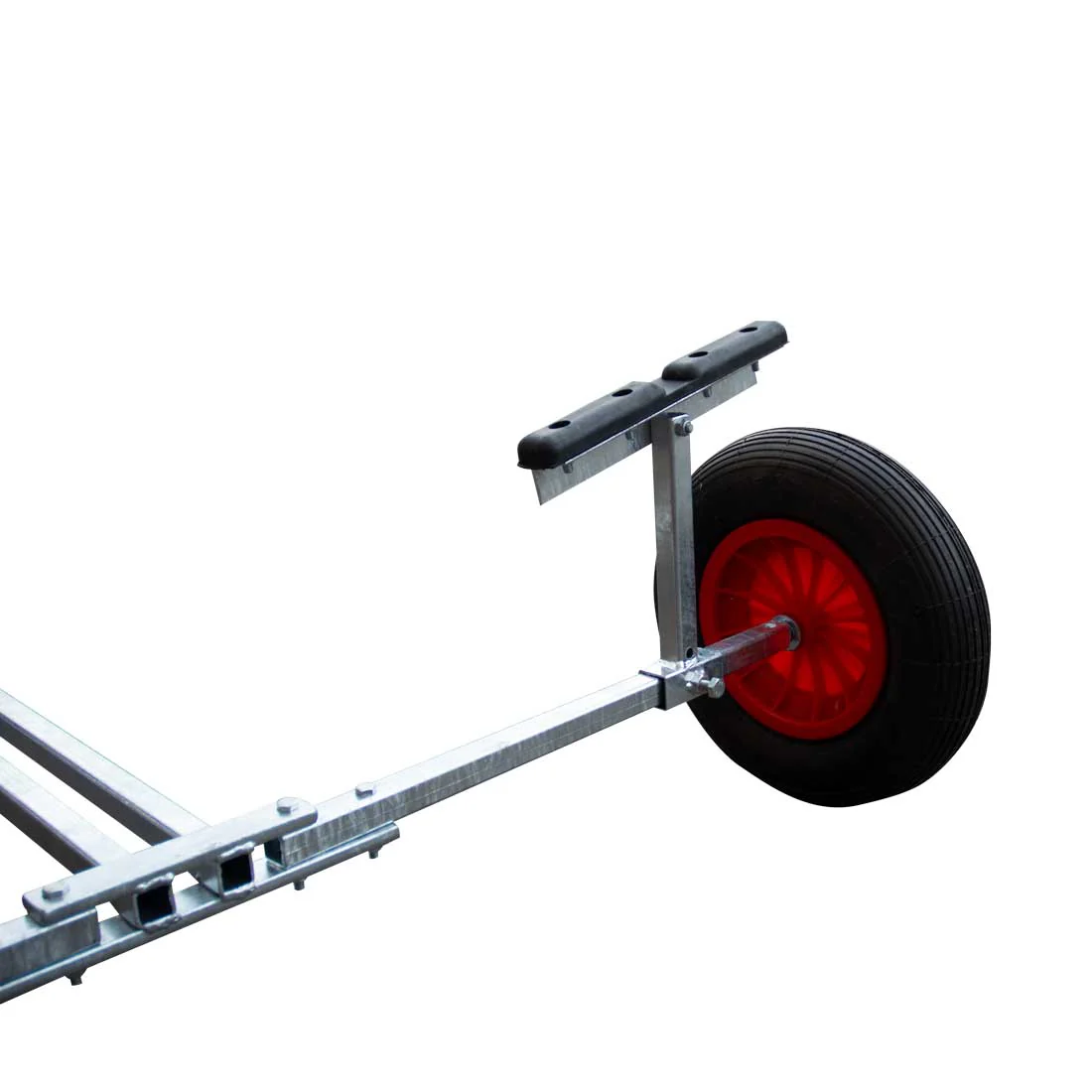 Boatworld Folding Galvanized Launch Trolley - Image 6