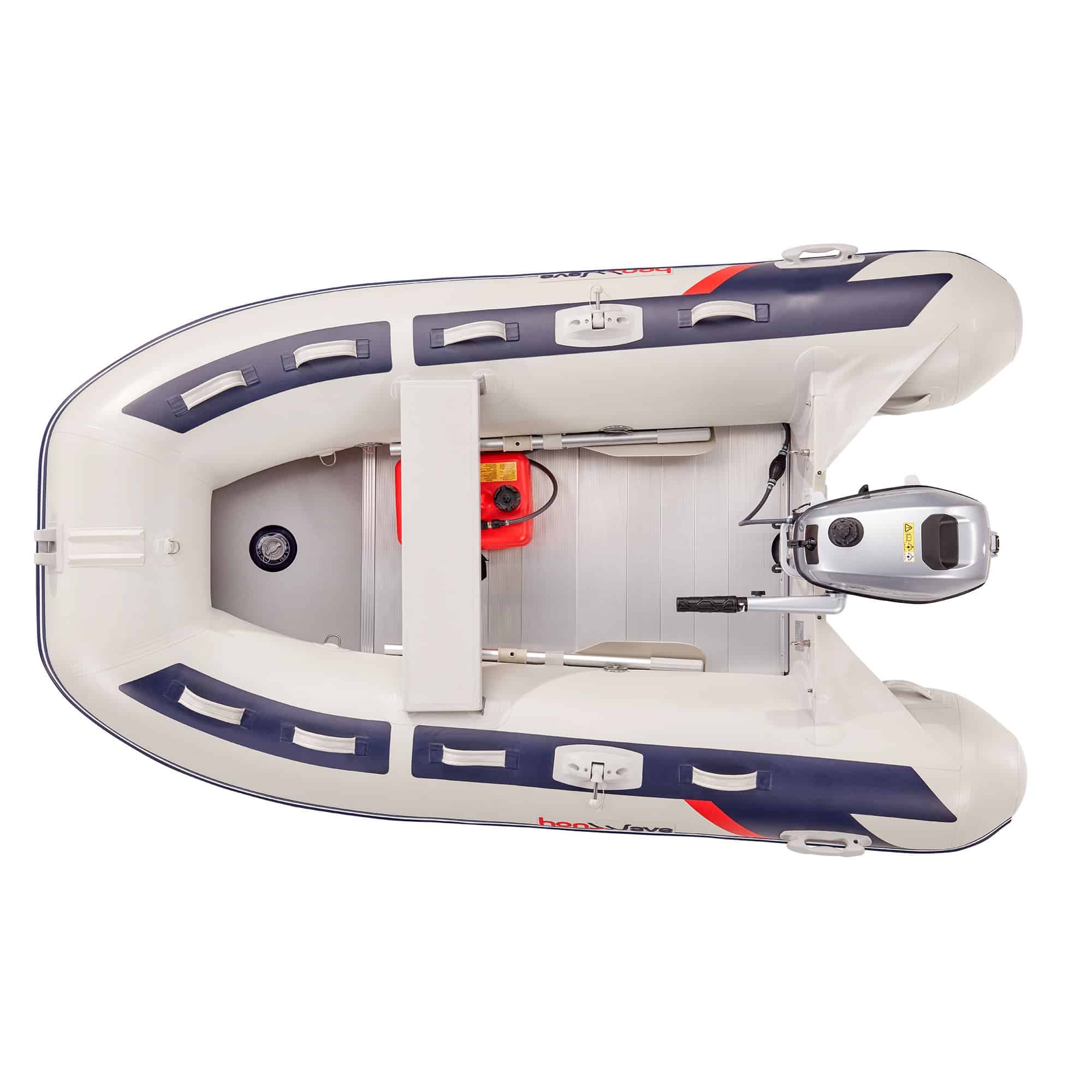 Honwave T25 AE Aluminium Floor with Air Keel Inflatable Boat - Image 3