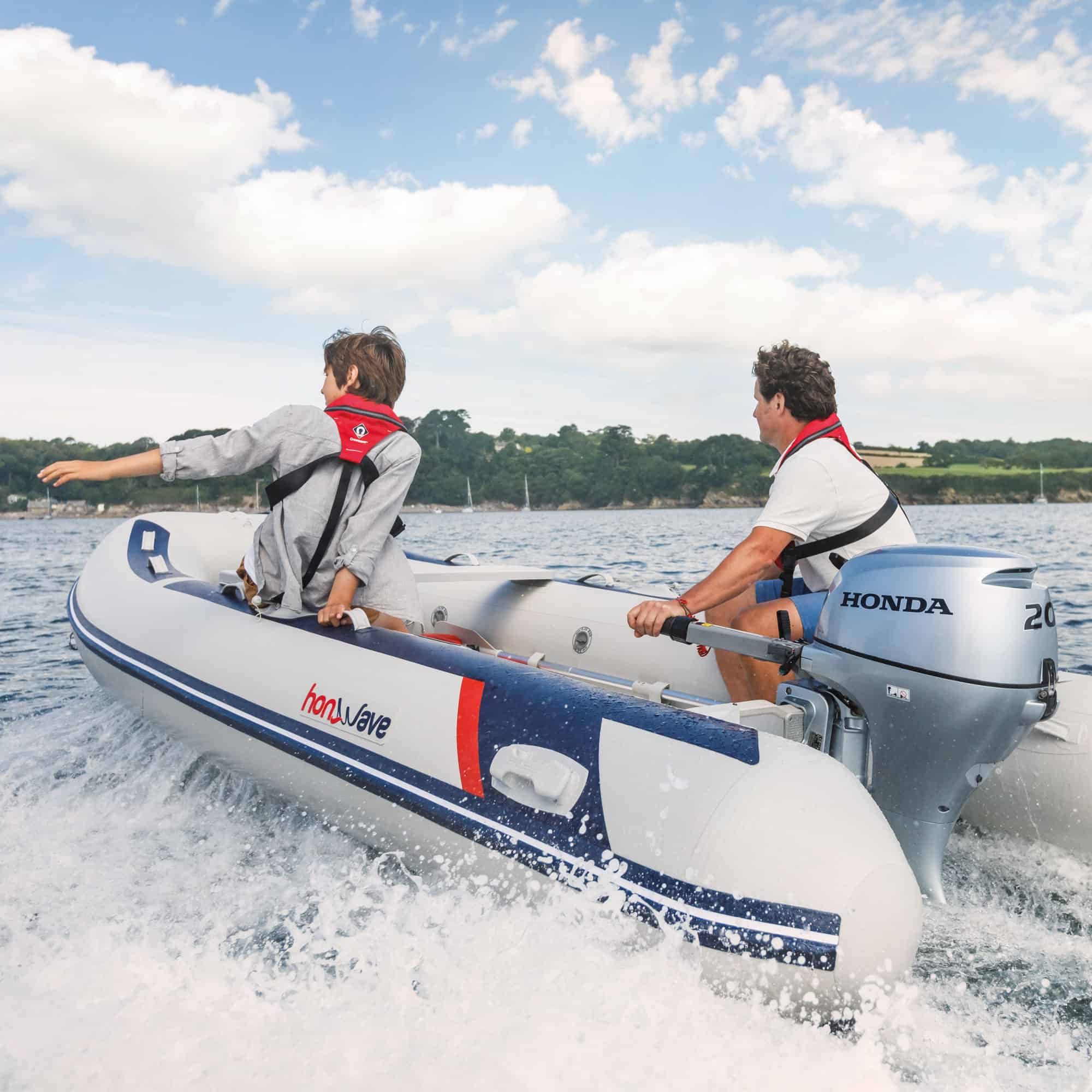 Honwave T25 AE Aluminium Floor with Air Keel Inflatable Boat - Image 4