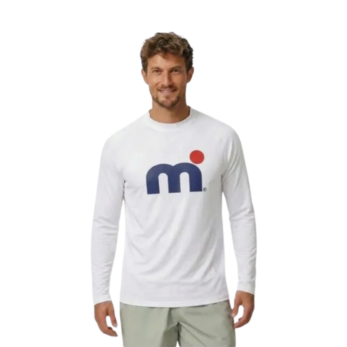 Mistral Ocean - Men's Rash Guard Long Sleeve Solid - White