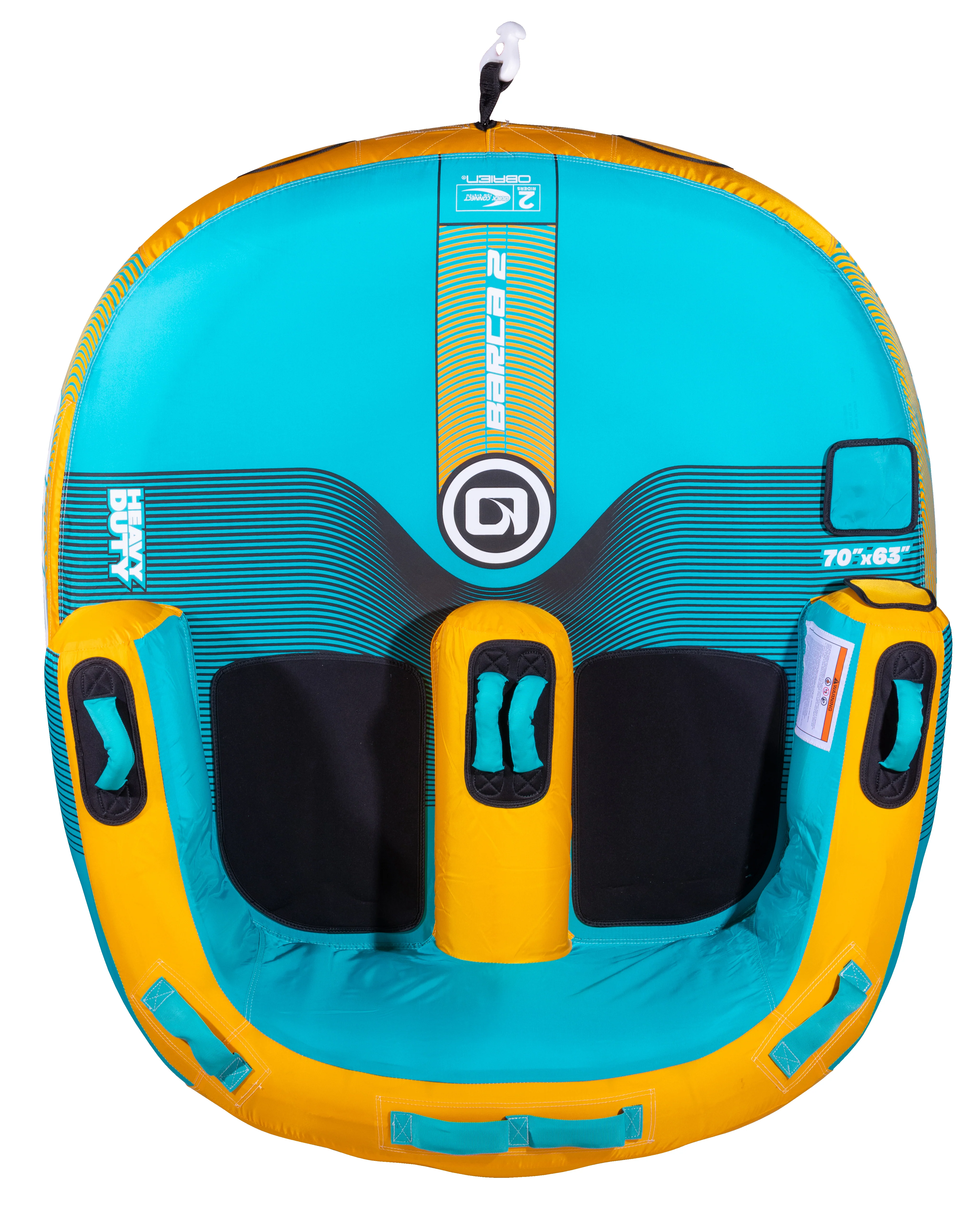 O'Brien Barca 2 Tube Blue/Orange - Image 4