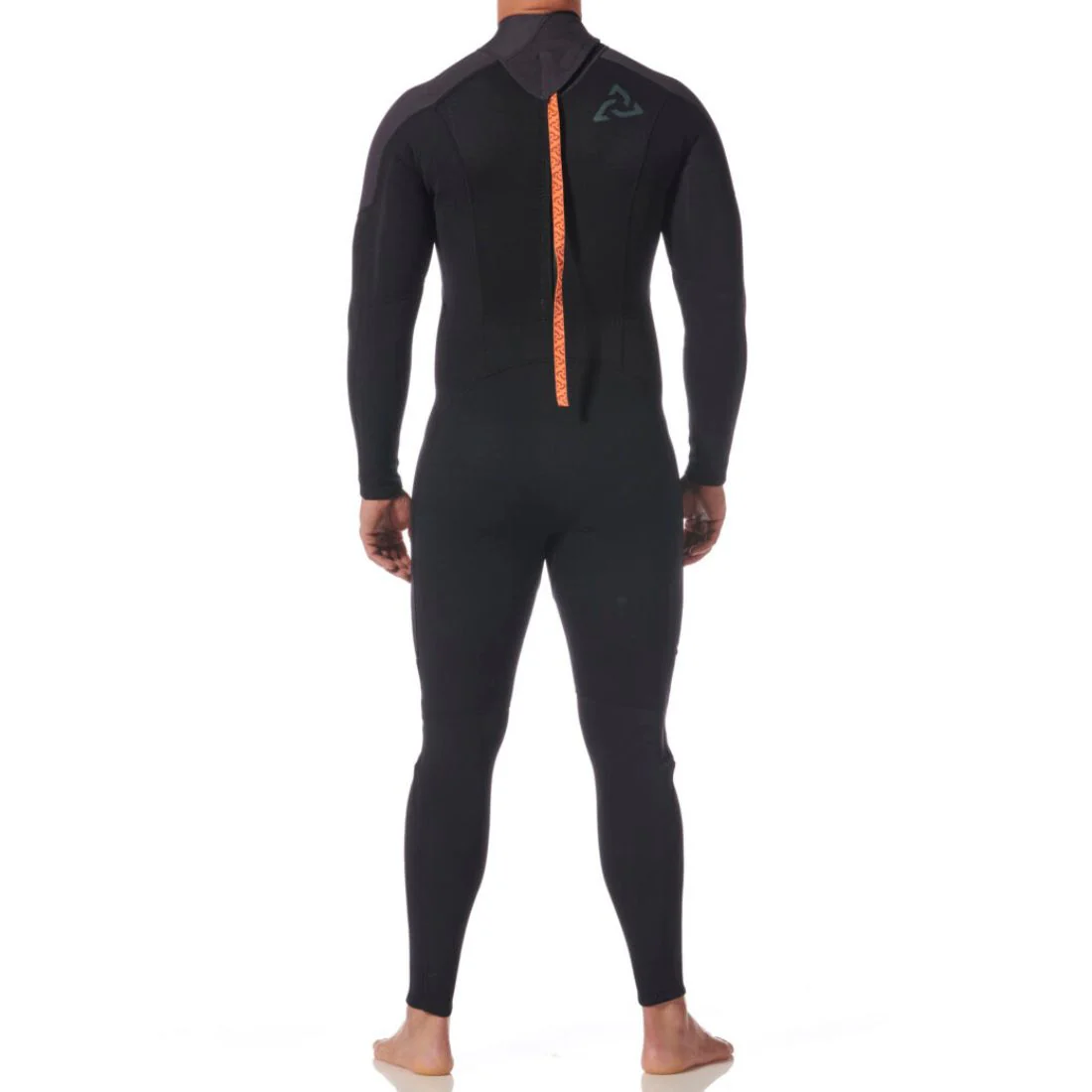 Typhoon Men's Essential 3/2mm Full Wetsuit BZ Black/Solar - Image 3