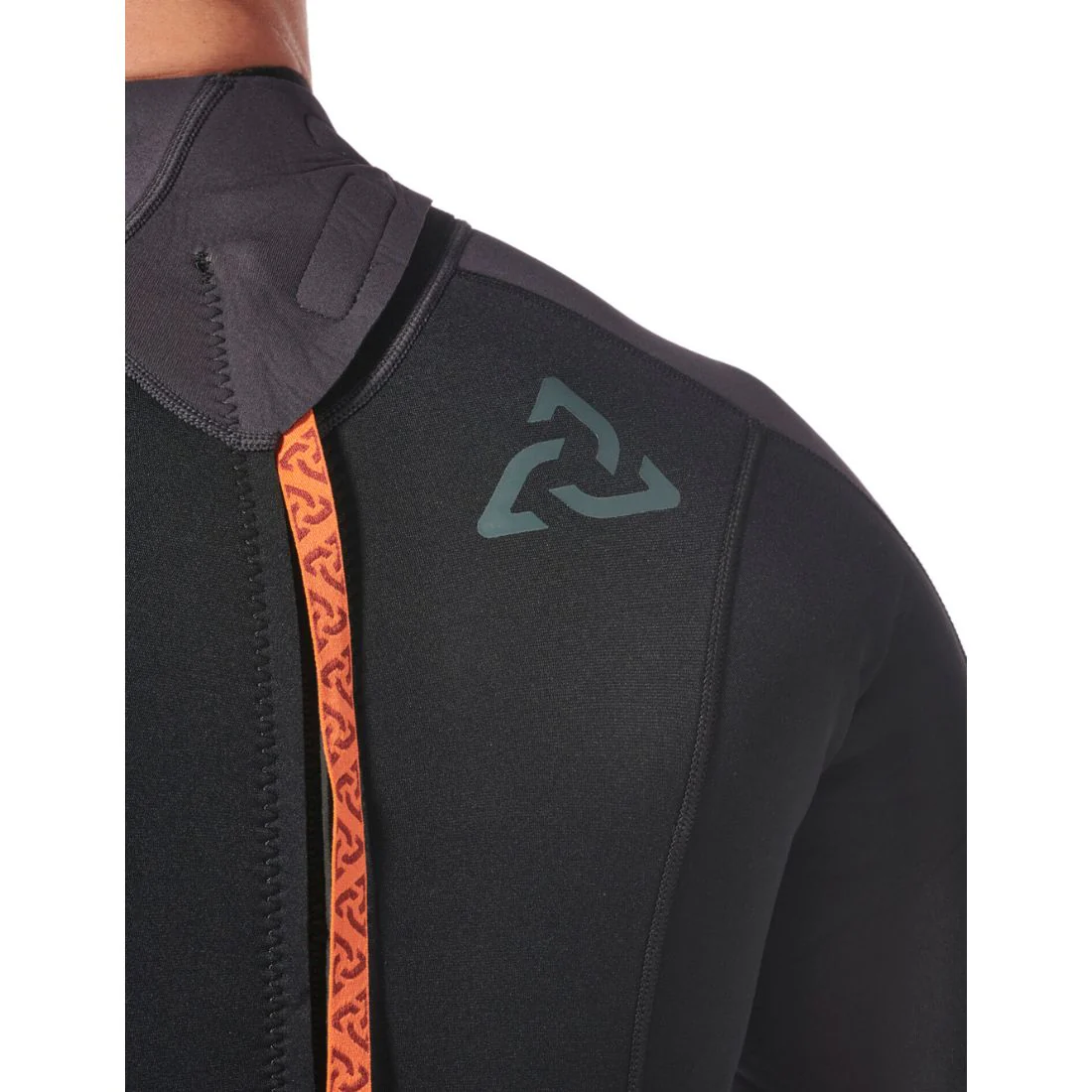 Typhoon Men's Essential 3/2mm Full Wetsuit BZ Black/Solar - Image 5