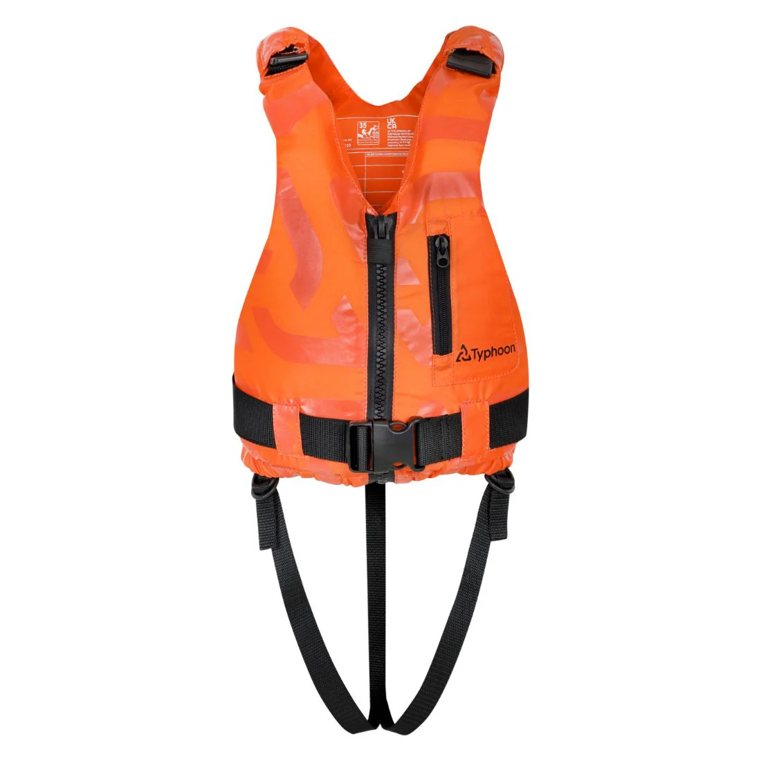 Typhoon Hudson 50N Front Entry Buoyancy Aid Orange