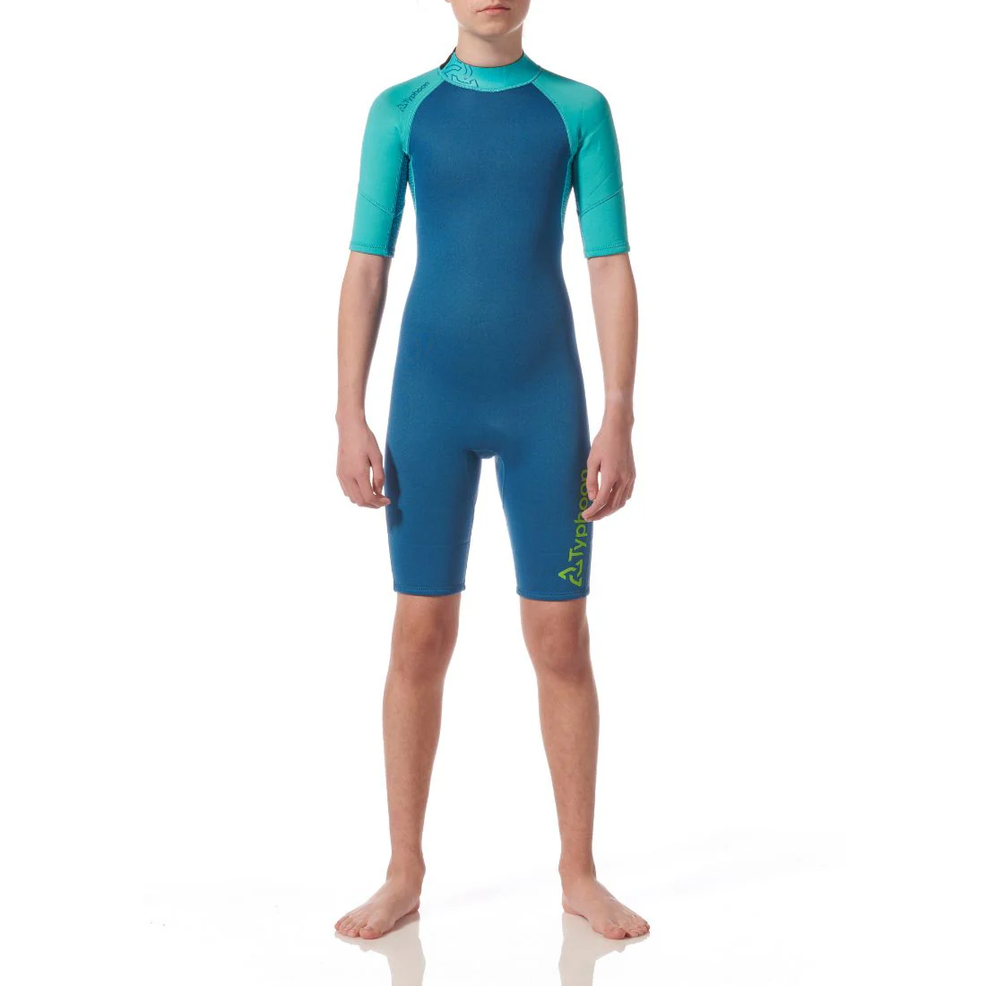 Typhoon Kids Essential 3/2mm Shorty Wetsuit BZ Azure/Ocean