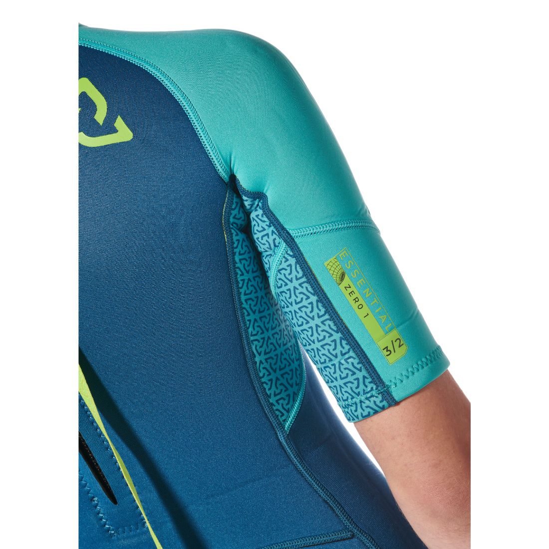 Typhoon Kids Essential 3/2mm Shorty Wetsuit BZ Azure/Ocean - Image 5