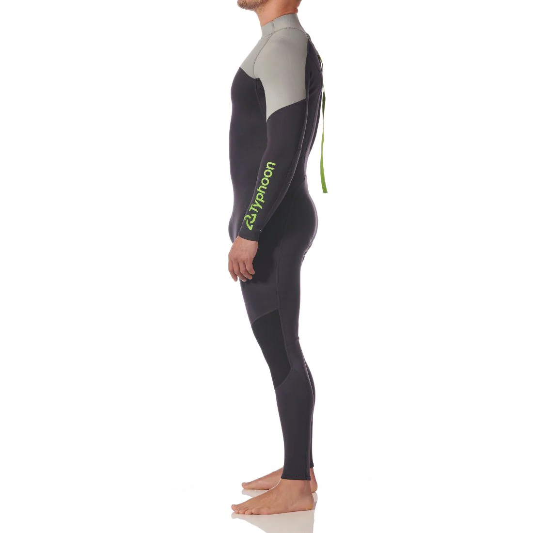 Typhoon Men's Essential 3/2mm Full Wetsuit BZ Graphite/Slate - Image 2
