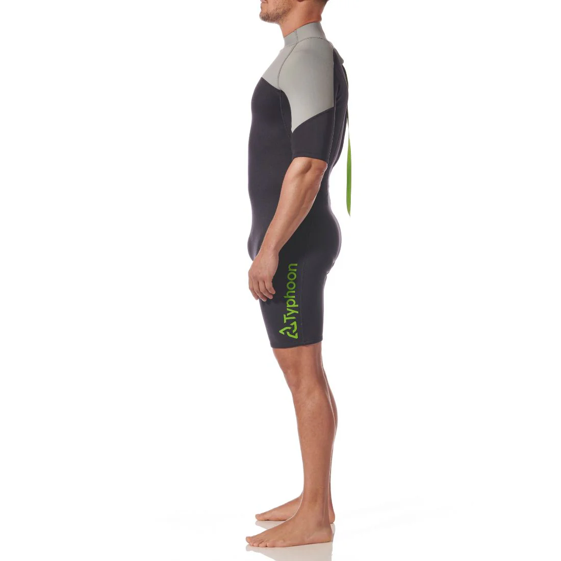 Typhoon Men's Essential 3/2mm Shorty Wetsuit BZ Graphite/Slate - Image 3