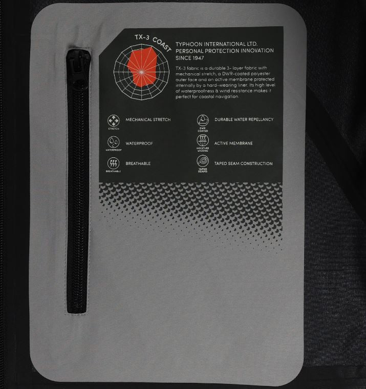 Typhoon Performance Jacket Slate/Lime - Image 5