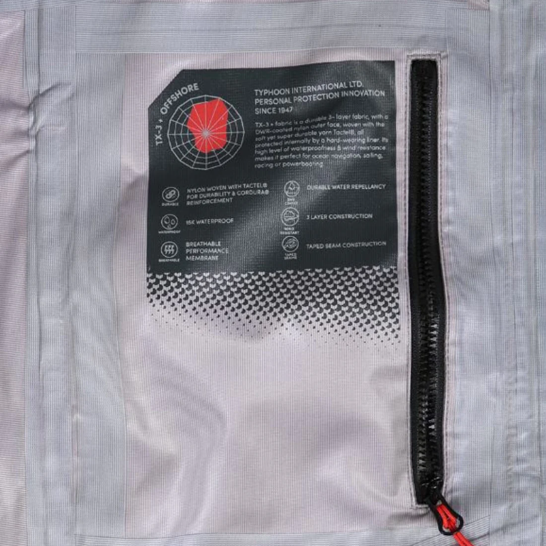 Typhoon TX-3+ Offshore Jacket Red - Image 4