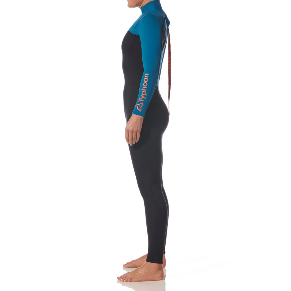 Typhoon Women's Essential 3/2mm Full Wetsuit BZ Ocean/Black - Image 2