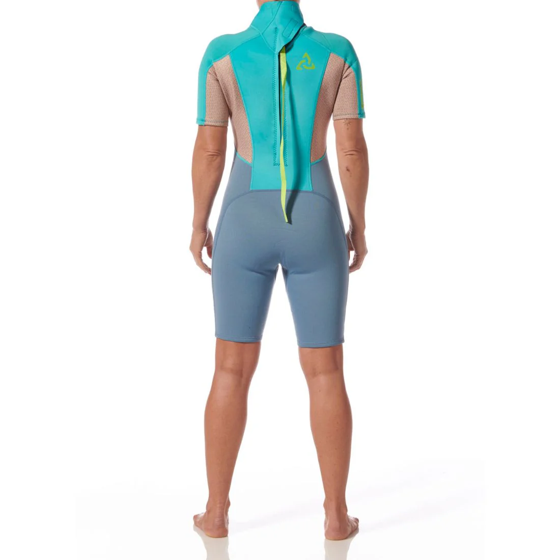 Typhoon Women's Essential 3/2mm Shorty Wetsuit BZ Azure/Nimbus - Image 3